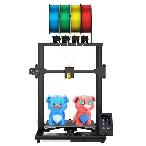 Zonestar Z8PM4 Pro Imprimante 3D 4 Titan Extruders mélange de couleurs 4 en 1 mise à niveau automatique carte mère 32 bits écran LCD source ouverte 300*300*400mm