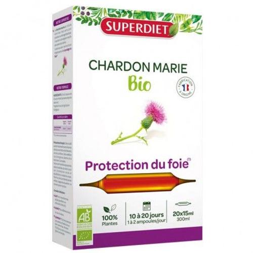 Super Diet Chardon Marie Ampoules 20x15ml 