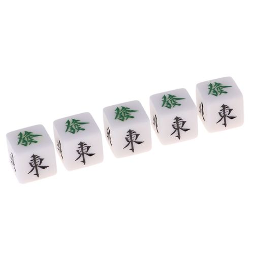 Jeux De Société Pour Boissons En Boîte, Dés Acryliques, Sens Du Vent, Accessoires De Jeu De Mahjong