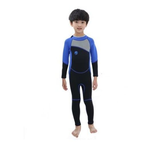 Combinaison De Plongée En Apnée En Néoprène Pour Enfants, 2.5mm, Protection Contre Les Éruptions Cutanées, Protection Uv, Corps Complet, Manches Longues, Une Pièce