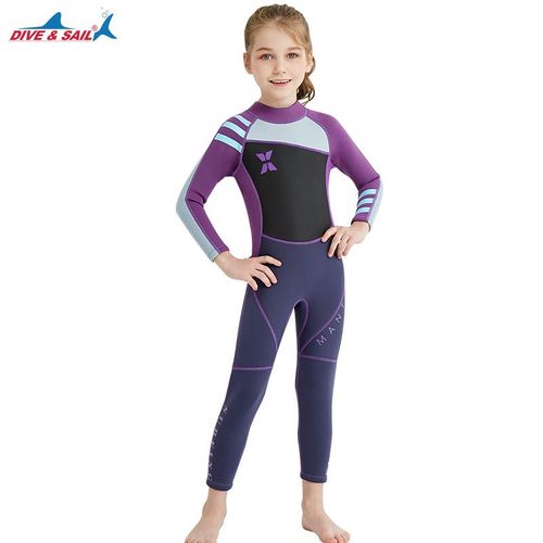 Combinaison De Plongée Pour Enfants, Une Pièce, Taille 2.5, Pour Femmes, Snorkeling, Surf, Méduses, Vêtements Chauds, Hiver