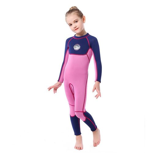 Combinaisons De Plongée À Manches Longues Pour Enfants, 3mm, Tenue Chaude, Maillot De Bain Complet Pour Filles, Combinaison De Plongée En Apnée