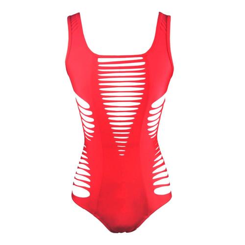 Maillot De Bain Brésilien Une Pièce, Taille Haute, Bandage, Monokini, Body, Trikini, Pour Femmes, Vêtements De Plage, Noir, Rouge