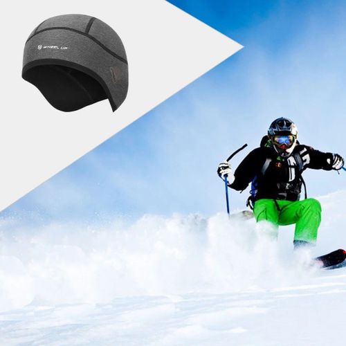 Casquettes Tête De Mort, Chapeau De Cyclisme, Doublure De Casque Pour Sport, Ski, Randonnée, Noir Et Gris