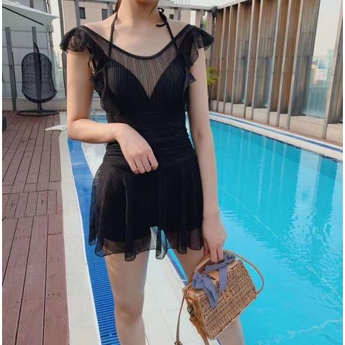 Maillot De Bain Une Pièce, Sexy, Solide, Jupe, Vêtements De Plage, Style Coréen, Ensemble Bikini, Body, Nouvelle Collection 2022