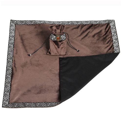 Tapis De Jeu De Société U1jc, Astrolabe, Divination De Sorcière, Pendule, Nappe, Accessoires, Tapis De Cartes Carré En Velours