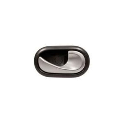 Poignée De Porte Avant Ou Arrière Droite Pour Renault Modus, 2004-2008, Interne, Argent Et Noire, Neuve