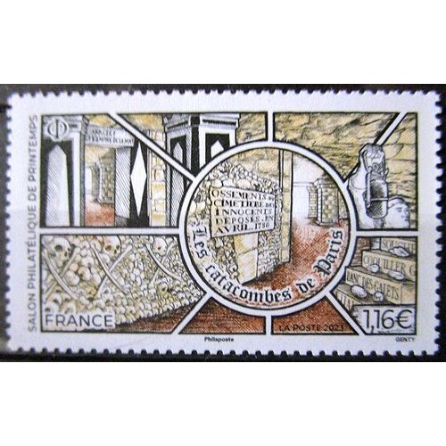 2023. F5661: Représentation Stylisée Des Catacombes De Paris