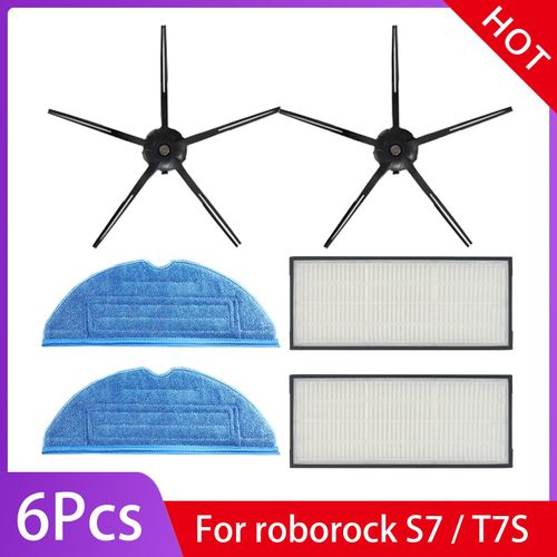 ASPIRATEUR ROBOT ,Set 06--Tampon de robot aspirateur Xiaomi Roborock, serpillière ,filtres, tampon, accessoires'aspirateurs S7, S70,