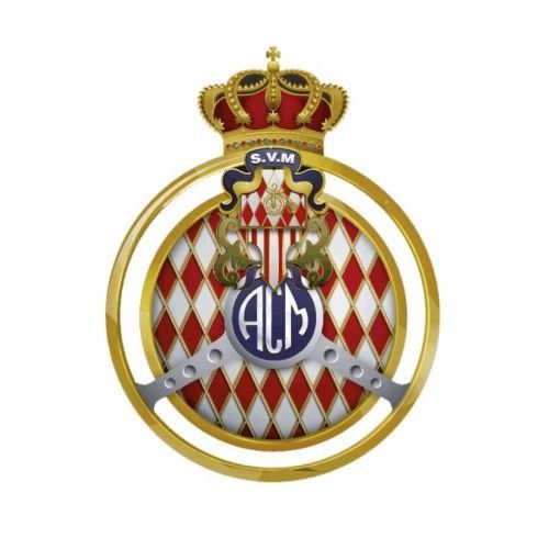 Automobile Club Monaco Logo Autocollant Plaque Sticker - Taille : 8 Cm