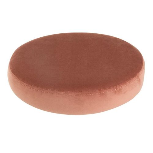 Paris Prix - Galette De Chaise Ronde "Assise" 34cm Rose