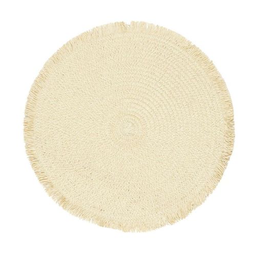 Paris Prix - Set De Table Déco "Mirage" 38cm Beige