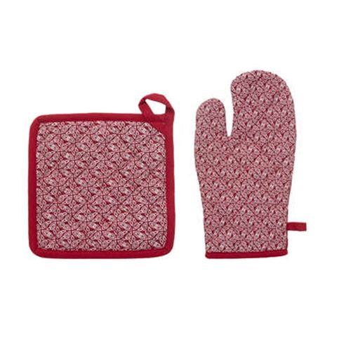 Gant & Manique Imprimé "Olia" 32cm Rouge