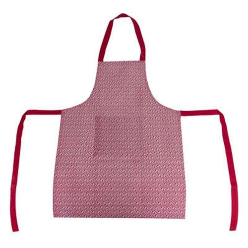 Tablier De Cuisine Imprimé "Olia" 80cm Rouge
