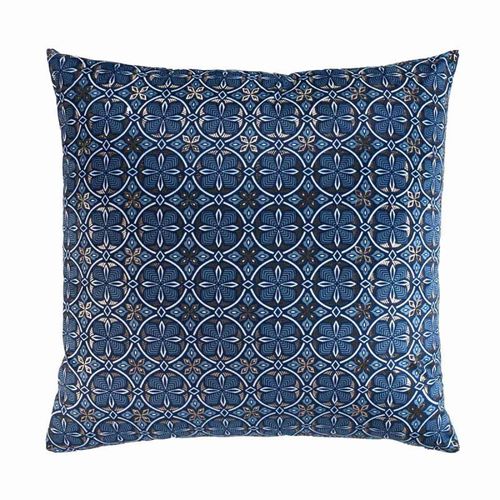 Housse De Coussin Imprimée "Joan" 60x60cm Bleu