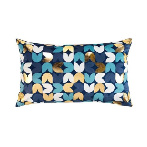 Housse De Coussin Déco "Vivaldi" 30x50cm Bleu