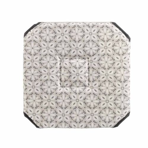 Galette De Chaise Imprimée "Eros" 36x36cm Naturel