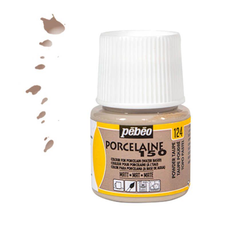 Peinture pour porcelaine - Pébéo - Porcelaine 150 - Argent - 45 ml -  Meilleur prix