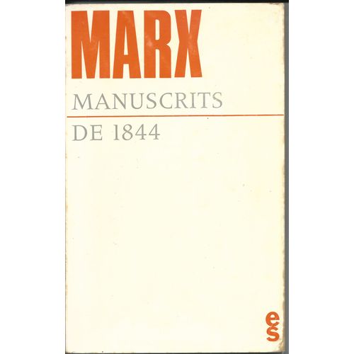 Marx Manuscrit De 1844 Es