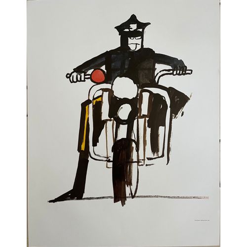 Affiche - Tomi Ungerer - America - Highway Patrol 1963 - 50x62cm - Poster - Envoi En Tube