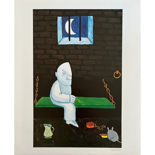 Affiche - Tomi Ungerer - Mondmann 1966 - 52x60cm - Poster - Envoi En Tube