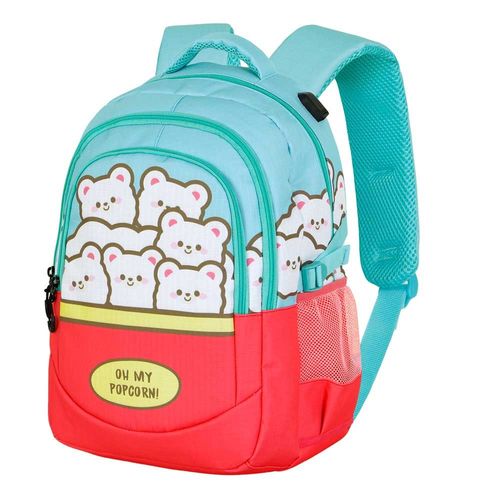 Oh My Pop Popcorn Sac à dos Running PLUS, Bleu