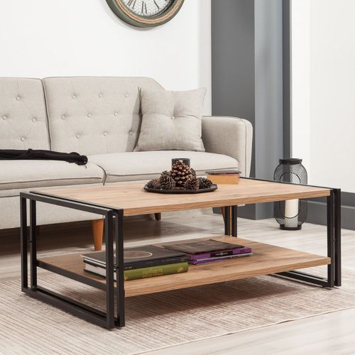 Holen - Table Basse Industrielle Rectangle