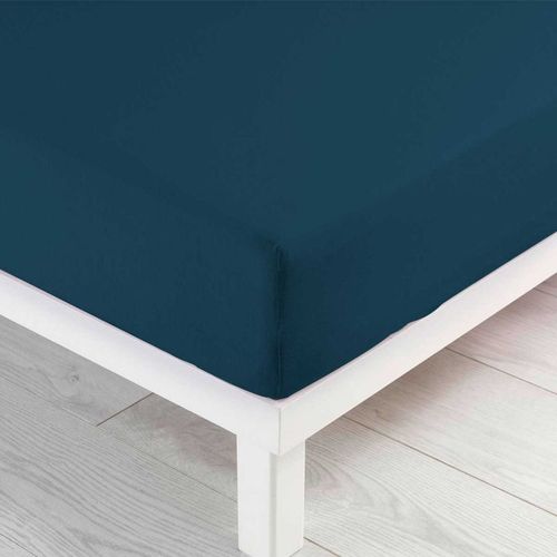 Drap Housse "Jersy" 140x190cm Bleu Nuit