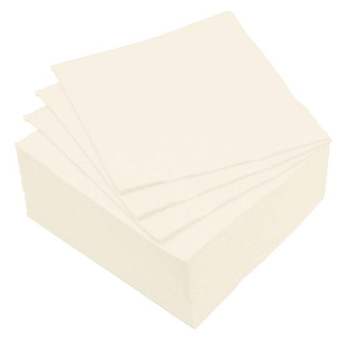 Paris Prix - Lot De 40 Serviettes En Papier "Cocktail" 25x25cm Crème