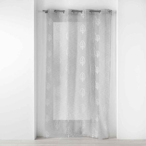 Rideau Voilage À ¿Illets "Sonata" 140x240cm Gris