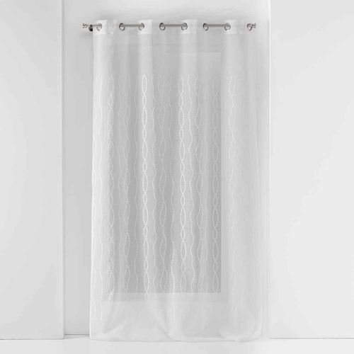 Rideau Voilage À ¿Illets "Colyne" 140x240cm Blanc