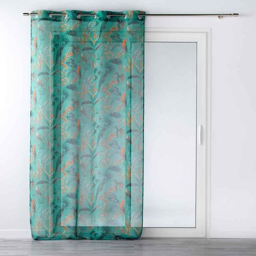 Rideau Voilage À ¿Illets "Panis" 140x240cm Bleu