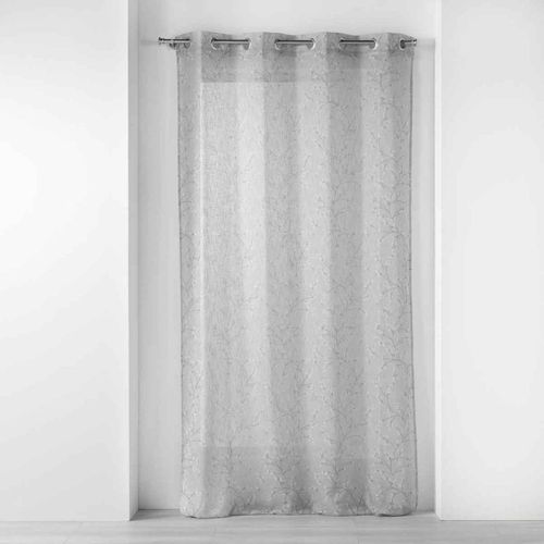 Rideau Voilage À ¿Illets "Salomé" 140x280cm Gris