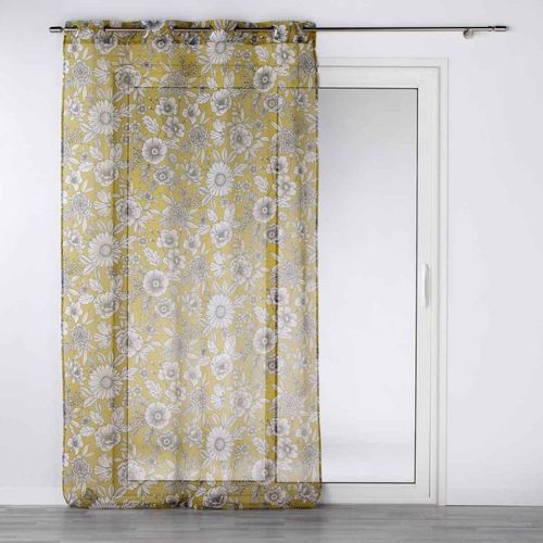 Rideau Voilage À ¿Illets "Milady" 140x280cm Jaune