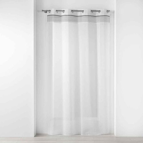 Rideau Voilage À ¿Illets "Nikita" 140x280cm Blanc