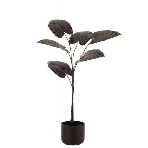 Paris Prix - Décoration Pour Plante "Métal" 140cm Marron Foncé