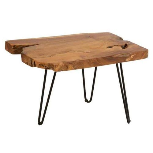 Paris Prix - Table D'appoint En Teck "Manuel" 60cm Marron