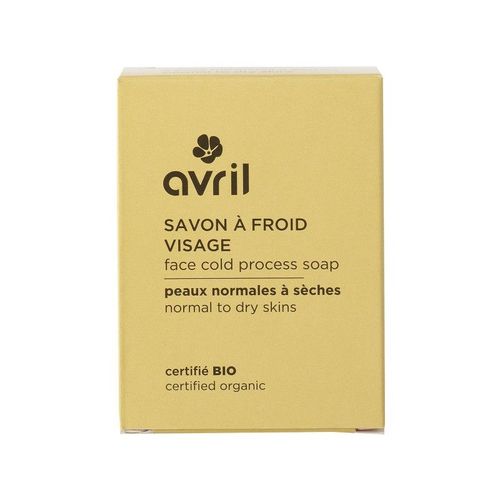 Avril - Savon À Froid Visage Certifié Bio 100g - Peaux Normales À Sèches N°936 