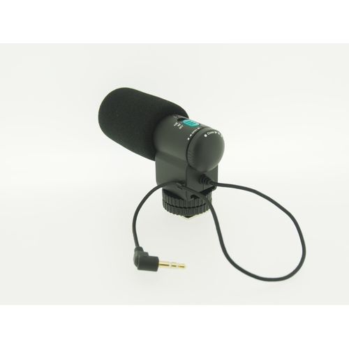 vhbw Microphone externe stéréo compatible avec Nikon CoolPix P7700, P7800
