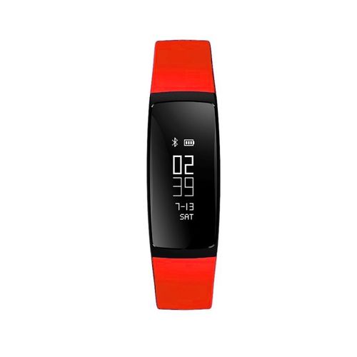 Montre Connectée Sport Compatible Ios Android Smartwatch Waterproof Cardio Rouge Yonis
