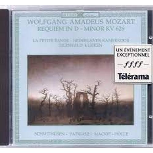 W.A Mozart Requiem En Ré Mineur K 626 Par Ingrid Schmithüsen Catherine Patriasz Neil Mackie Matthias Hölle Nederlands Kamerkoor La Petite Bande Dir Sigiswald Kuijken C.D Accent 1986