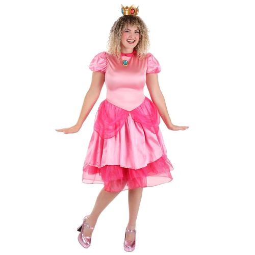 Deguisement Princesse Peach NintendoDeluxe Femme Taille S