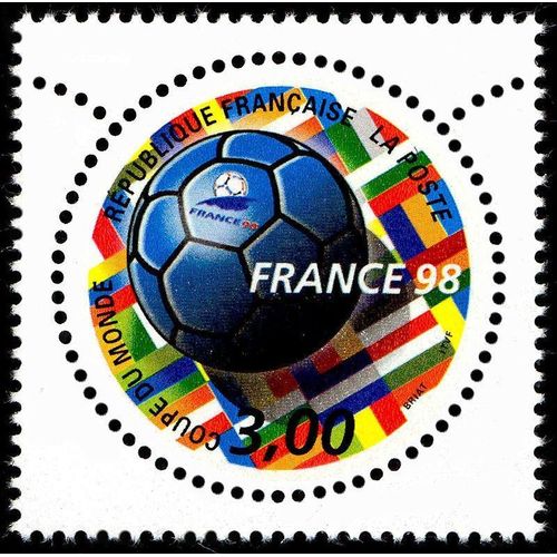 France 1998, Très Beau Timbre Neuf** Luxe Yvert 3139, Pays Organisateur De La Coupe Du Monde De Football. -