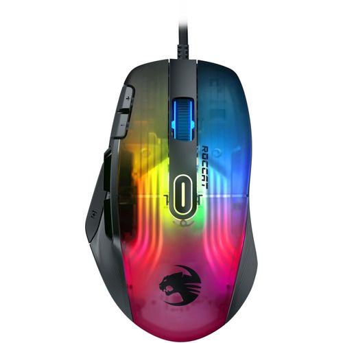 ROCCAT Kone XP - Souris - ergonomique - optique - 5 boutons - filaire - USB 2.0 - noir cendre