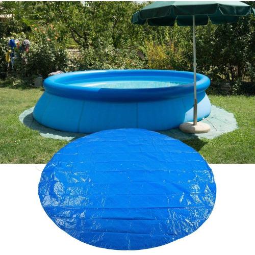 Bâche protection pour piscine ronde, Bâche pour piscine Easy 210 cm, Convient aux piscines rondes d'un diamètre de 183 cm