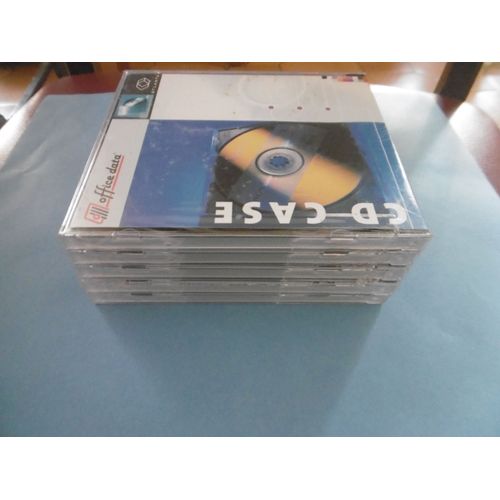 Lot De 5 Coffrets Vides Pour Cd Atlanta Office Data