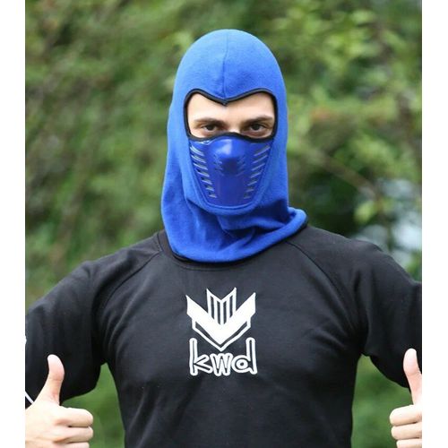 Cagoule Thermique Coupe-Vent Pour Homme,Chapeau De Randonnée,Cagoule Chaude Pour Le Visage,Cyclisme,Ski - Type Bleu