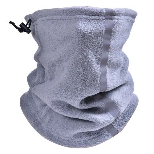 Masque Intégral Unisexe,Cagoule Polaire,Bonnet De Sport D'hiver Chaud,Cache-Cou,Cyclisme,Ski,Cyclisme,Sourire - Type Light Gray
