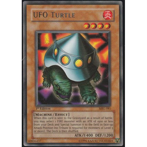 Carte Yu-Gi-Oh - Ufo Turtle - Mrl-081 - Magicruler - Rare - Version Anglaise