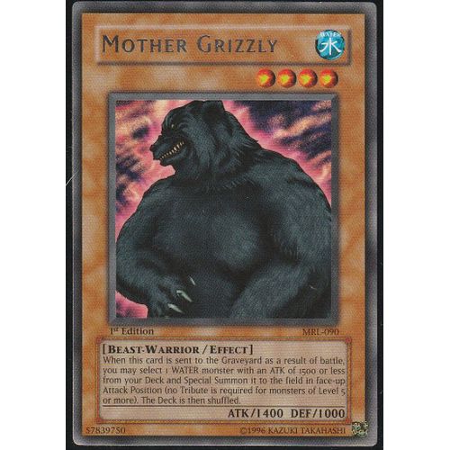 Carte Yu-Gi-Oh - Mother Grizzly - Mrl-090 - Magicruler - Rare - Version Anglaise